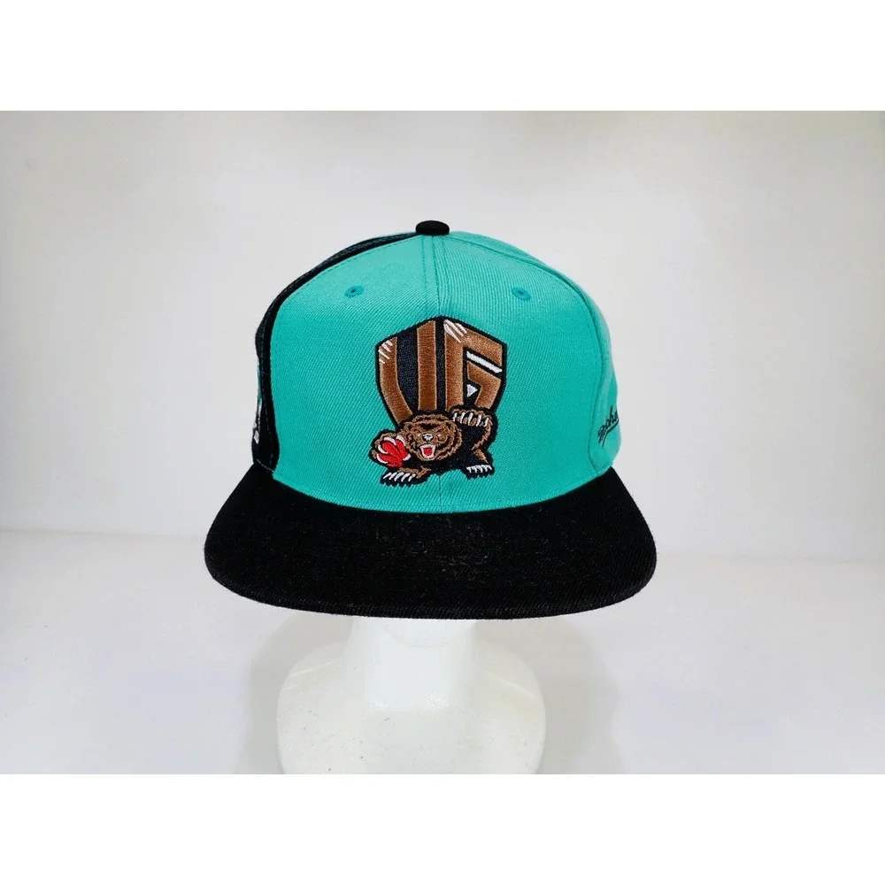 Mitchell & Ness‎ Vancouver Grizzlies Snapback Hat Teal Black NBA Basketball
